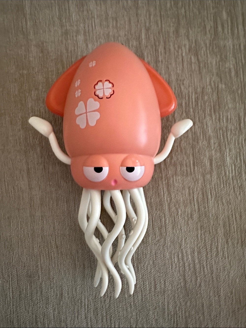 Coral Pink Squid Electronic Toy for Kids